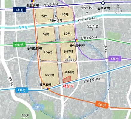 충무로역 세운지구에 35층 업무시설·개방형 도심 녹지 조성
