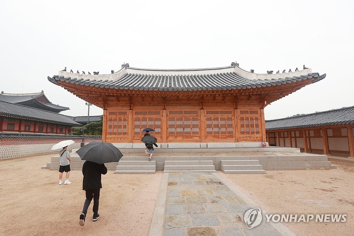 '왕세자 집무실' 경복궁 계조당, 110년만에 복원