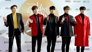 Boy group VIXX greets fans prior to awards ceremony