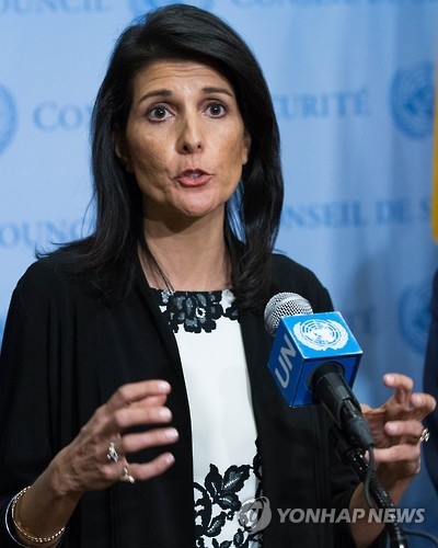 U.S. Ambassador to the United Nations Nikki Haley 