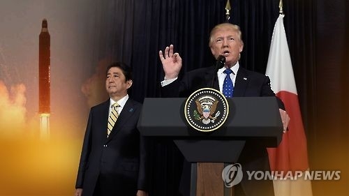 (LEAD) Trump says all options on table in dealing with N. Korea - 1