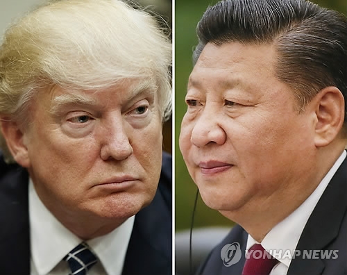 (LEAD) Trump to pitch for China to use leverage over N. Korea