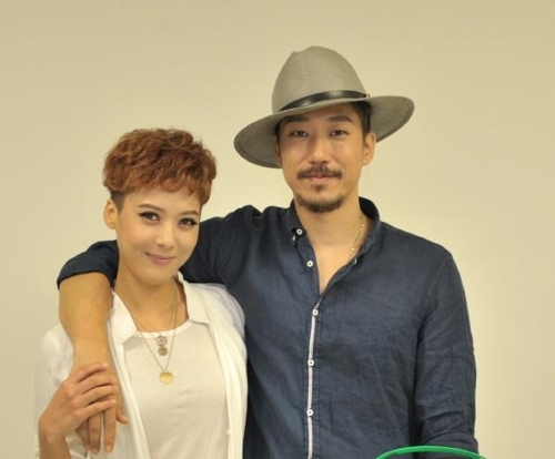 A file photo of hip-hop star couple Yoon Mi-rae (L) and Tiger JK provided by Feel Ghood Music (Yonhap)