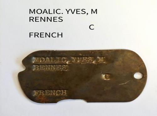 Fallen French soldier's ID tag returned after 67 yrs
