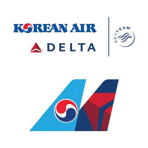 The joint venture logo of Korean Air Lines and Delta Air Lines (Yonhap)