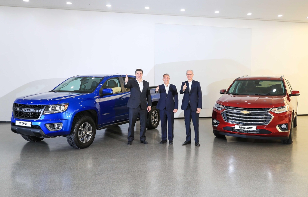 GM to launch Colorado pickup, Traverse SUV in S. Korea by Sept