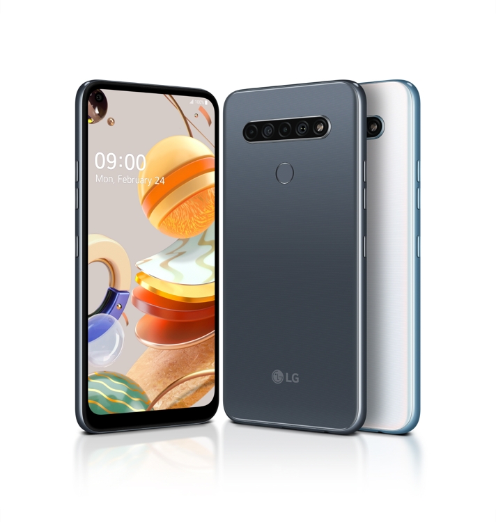 This photo provided by LG Electronics Inc. on Feb. 18, 2020, shows the company's new K61 smartphone. (PHOTO NOT FOR SALE) (Yonhap)