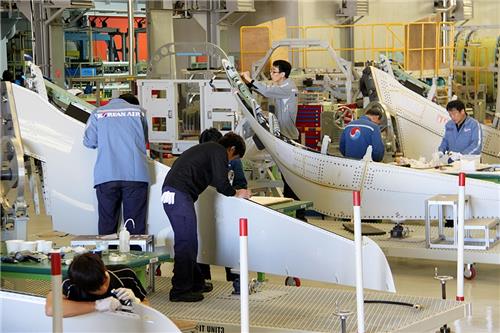 (LEAD) Korean Air supplies cumulative 3,000 sharklet parts to A320