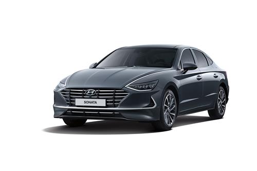 This file photo provided by Hyundai Motor shows the upgraded Sonata sedan. (PHOTO NOT FOR SALE)(Yonhap)