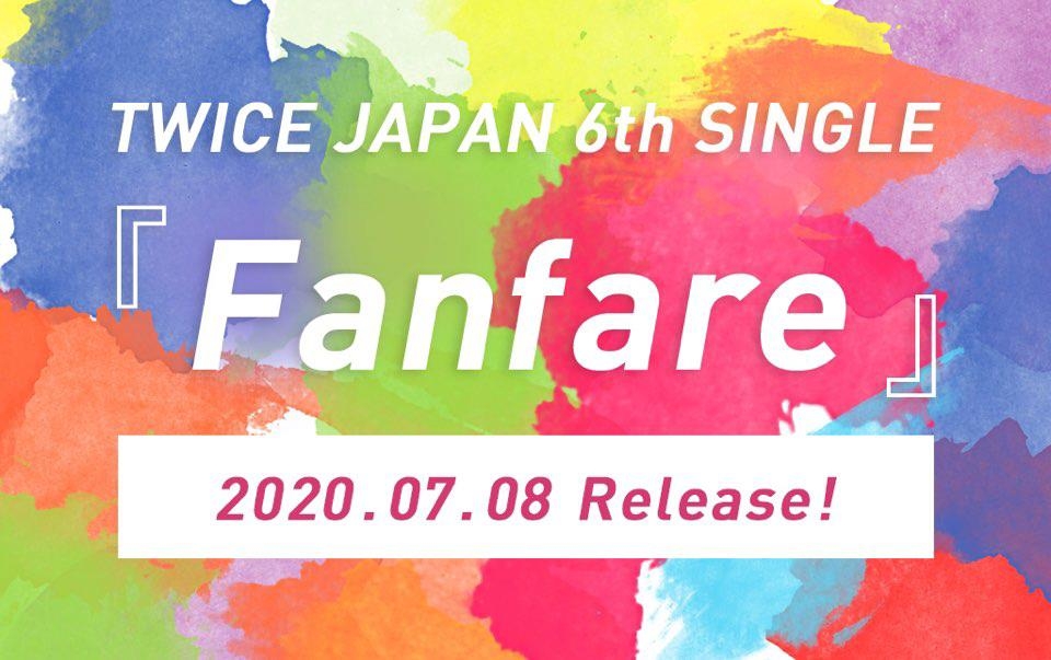 A promotional image for TWICE's upcoming Japanese single 'Fanfare,' provided by JYP Entertainment (PHOTO NOT FOR SALE) (Yonhap)