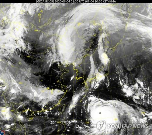 Typhoon Haishen poised to arrive in S. Korea next week
