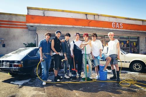 This image, provided by Big Hit Music, shows the concept photo of a physical CD version of the latest BTS hit song "Butter," which will be released July 9, 2021. (PHOTO NOT FOR SALE) (Yonhap)