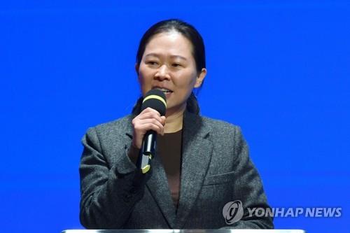 Rep. Kwon Eun-hee of the ruling People Power Party (Pool photo) (Yonhap)