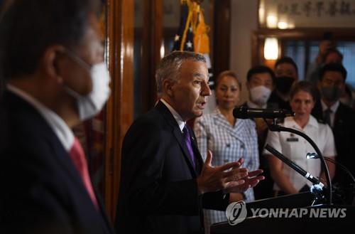 New U.S. ambassador vows efforts for stronger Seoul-Washington alliance