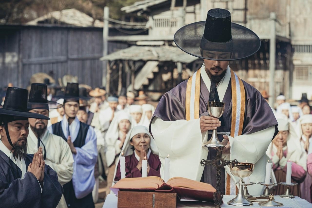 A scene from "Birth," a biopic on St. Andrew Kim Tae-gon, is seen in this photo provided by production company Rafael Pictures. (PHOTO NOT FOR SALE) (Yonhap)