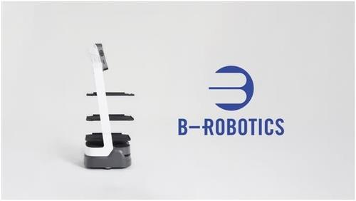 A logo and a server robot are shown in this rendered image provided by Woowa Brothers Corp. on Feb. 1, 2023. (Yonhap)