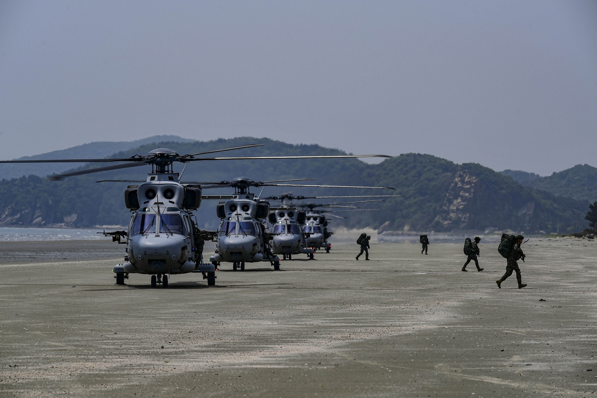 S. Korea stages defense drills for western border islands | Yonhap News ...