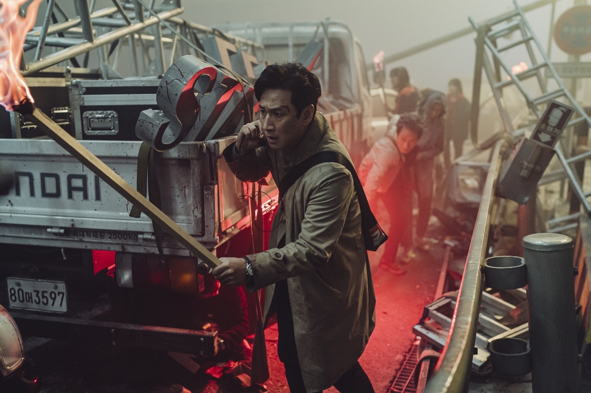 A still cut, provided by CJ ENM on July 11, 2024, shows lead actor Lee Sun-kyun from "Project Silence." (PHOTO NOT FOR SALE) (Yonhap)