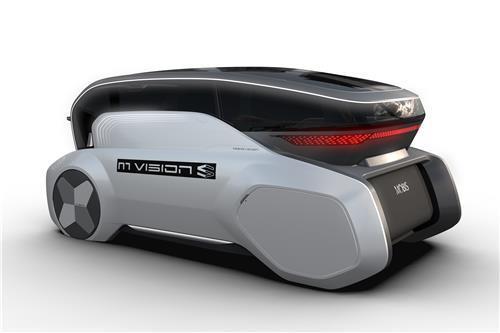 Cette photo d'archives, fournie par Hyundai Mobis, montre son concept entièrement autonome M.VISION au Consumer Electronics Show (CES) à Las Vegas en janvier 2020. (Revente et archivage interdits)