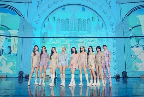 Le girls band K-pop Twice. (Photo fournie par JYP Entertainement. Revente et archivage interdits)