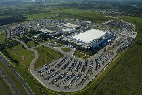 L'usine de puces de Samsung Electronics à Austin, au Texas, le 30 mars 2021. (Photo fournie par Samsung Electronics. Revente et archivage interdits)