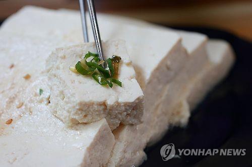 Du tofu (Photo d'archives Yonhap) 