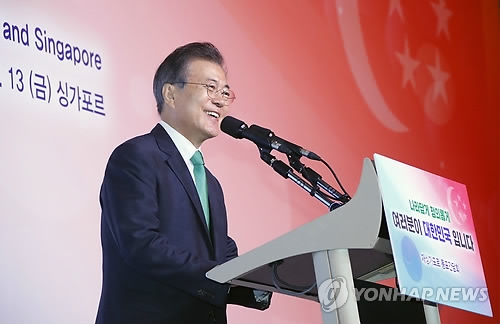 朝鮮半島の平和　「道が平たんでなくても自信ある」＝文大統領