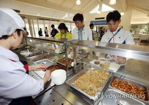リオ五輪の際に設置されたコリアハウス内の食堂では韓国料理が提供された（資料写真）＝（聯合ニュース）