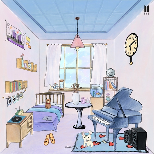 ［韓流］ＢＴＳ「ささやかな癒やしに」　イラストで描いた「ファンの部屋」公開