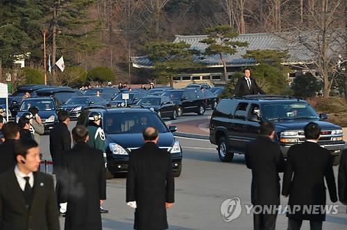大統領選の当選者に対する警護の様子（資料写真）＝（聯合ニュース）