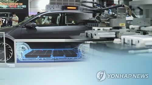 ＥＶ向けバッテリー市場で、韓国３社のシェアが落ち込んだ＝（聯合ニュースＴＶ）