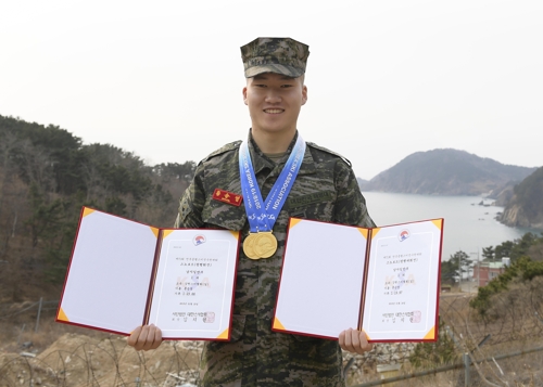 해병대서 '스노보드 국가대표' 꿈꾸는 홍승영 일병