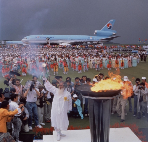 1988년 8월 27일, 88 서울올림픽 성화봉송