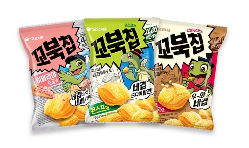 오리온 '꼬북칩' 제조설비 특허 획득