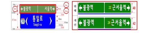 도로표지판 글자 키운다…고속道 표지판에 세계문화유산 안내