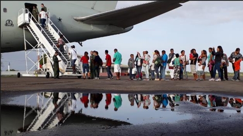 브라질 정부가 공군 수송기를 이용해 베네수엘라 난민들을 분산 이주시키고 있다. [유엔]
