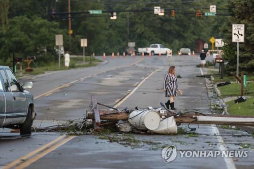 미 오하이오주 토네이도 피해 