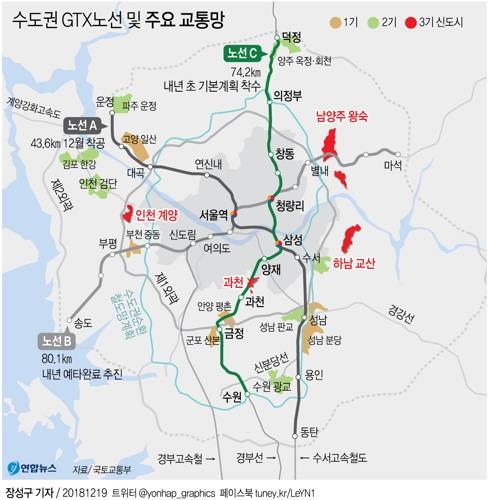 3기 신도시 선제적 광역교통망 구축…서울 출근 10∼60분 단축