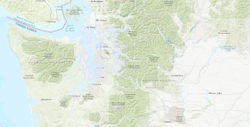 미국 워싱턴주 시애틀 인근 지진 발생