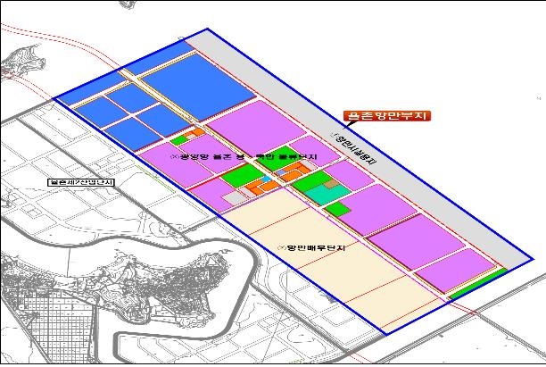 광양만 경자구역 율촌항만부지 개발계획 변경안