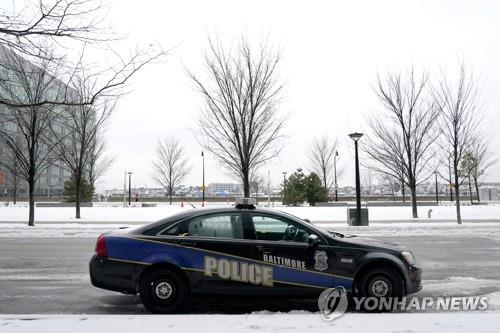 미국 메릴랜드주 볼티모어 경찰 차량 [AP=연합뉴스 자료사진]