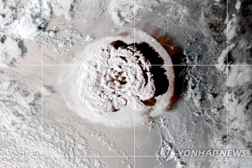 통가 화산 폭발