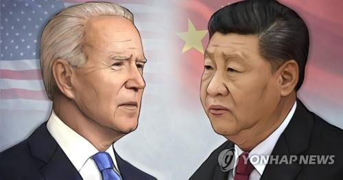 바이든 미국 대통령과 시진핑 중국 국가주석