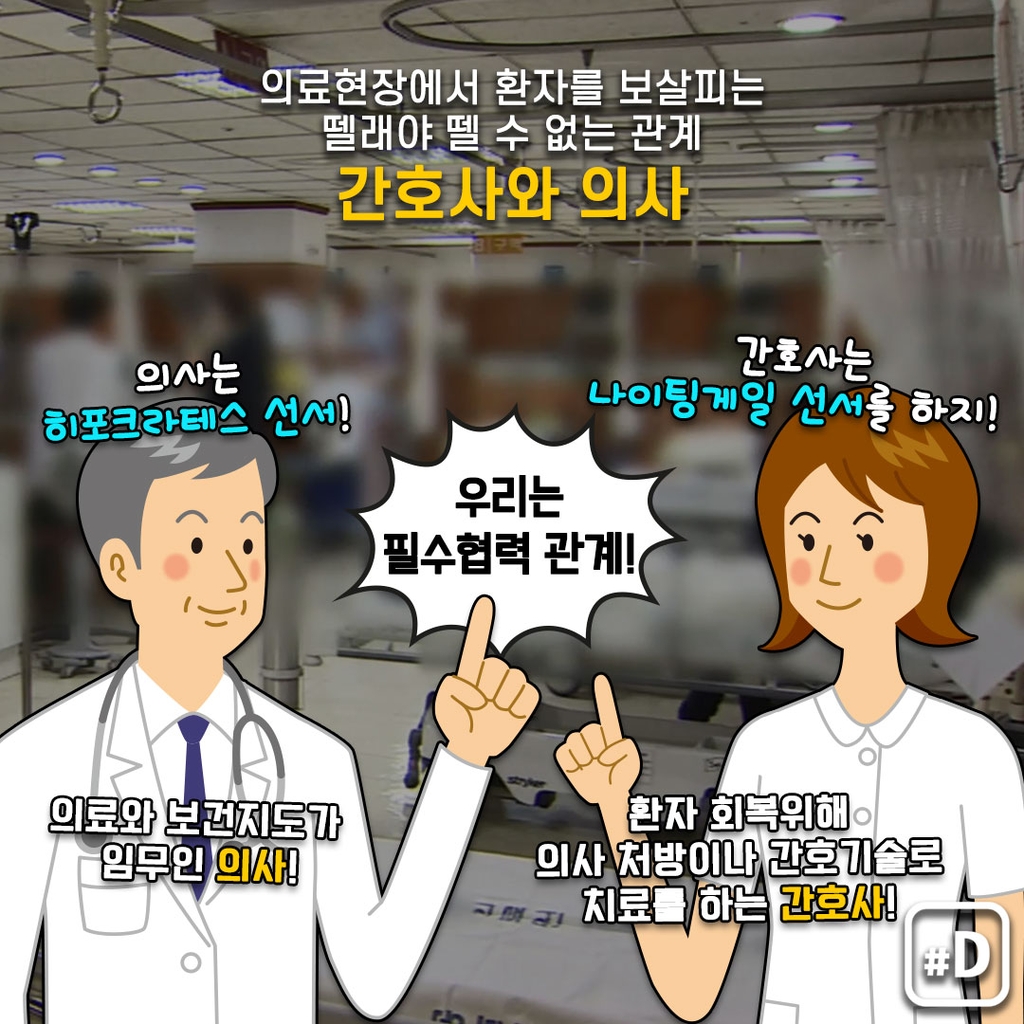 [오늘은] 의사와 간호사 단체가 존중선언식을 연 이유는 연합뉴스