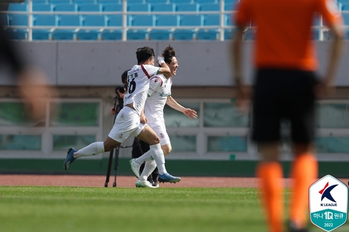 결승골 넣은 김인균