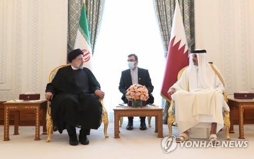 카타르 방문한 이란 대통령