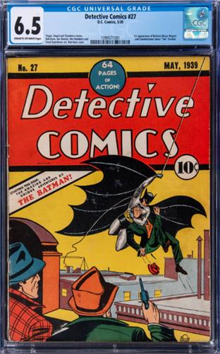 배트맨 첫 등장한 1939년 DC 27권 표지