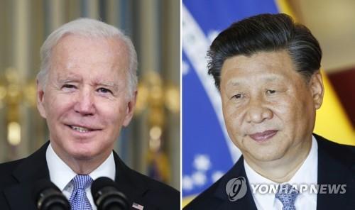 조 바이든 대통령과 시진핑 중국 국가주석