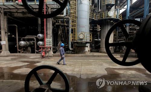 중국 우한의 정유시설