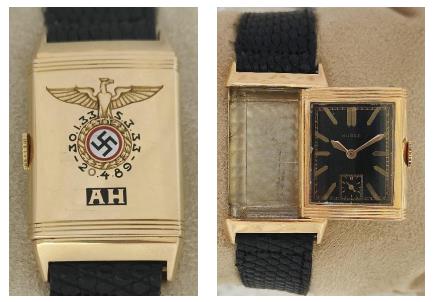 아돌프 히틀러가 1933년 생일 선물로 받은 것으로 알려진 손목시계 